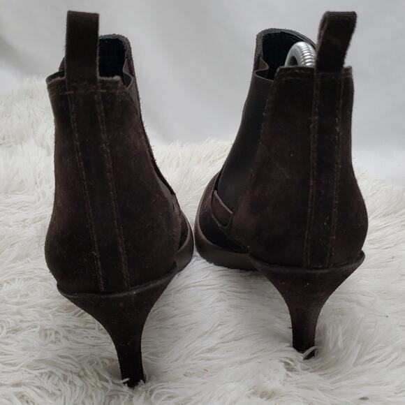 PEDRO GARCIA ANKLE BOOTIES BROWN SUEDE SIZE 39 - Picture 5 of 16
